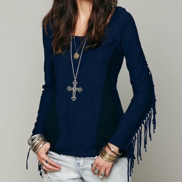 Free People Tops - free people fringe top